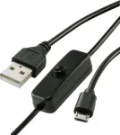 Renkforce RF-4495300 USB-kaabel, must