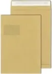 Kokkuvolditav saatekott MAILmedia C4 229&times;324 mm 40 mm pruun isekleepuv