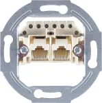 Seinasisene &uuml;henduspistikupesa ShiverPeaks S/CONN maximum connectivity 2x 8/8 paralleelselt ilma katteta s&uuml;vistatavaks paigalduseks (74231-1)