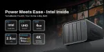 V&otilde;rgusalvesti TERRAMASTER F4-425 NAS Intel Celeron N5095 neljatuumalise protsessoriga 2 GHz, 4 GB DDR4