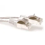 ACT valge 5 meetri pikkune LSZH SFTP CAT6A paigalduskaabel takistuseta RJ45 pistikutega