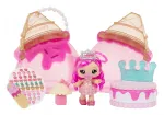 MGA Entertainment Yummiland Beauty Bag Playset + Lip Gloss nukk - Ice Cream Beauty Bag