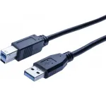 Hypertec 532467-HY USB-kaabel USB 3.2 Gen 1 (3.1 Gen 1) 1,8 m USB A USB B Must