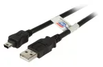 USB-kaabel EFB Elektronik K5251SW.0,5 0,5 m USB A Mini-USB B Must