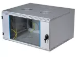 EFB Elektronik DUO 19" seinakapp 21U, kaheosaline p&ouml;&ouml;rdraam, 500 mm s&uuml;gavus, helehall RAL 7035