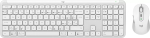 Logitech MK950 Signature &otilde;huke klaviatuur ja hiir komplektis kontor RF juhtmevaba + Bluetooth QWERTY taani soome norra rootsi valge