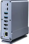 VALUE USB C dokkimisjaam 16-&uuml;hes, 4K60 1xDP, 2xHDMI, 1xGbE, USB(2xC,5xA,1xC PD) (12.99.1142)