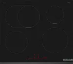 Bosch PIF631HB1E induktsioonpliidiplaat, 4 kuumutuspiirkonda, puutetundlik juhtimine, raamita, 59,2 cm, taimer, lapselukk, must