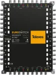 TELEVES EuroSwitch 9x9x24 kaskaad-multiswitch 8 SAT + 1 TER sisendit 24 kasutaja v&auml;ljundit viide 719604