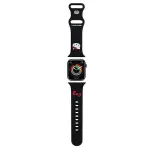 Hello Kitty HKAWMSCHBLK Silicone Strap for Apple Watch 38/40/41mm Black