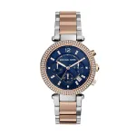 Michael Kors Parker naiste kell MK6141 39mm roosakuldse tooniga roostevaba teras