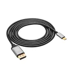 Akyga AK-AV-16 USB-C &ndash; DisplayPort kaabel, 4K 60 Hz, 1,8 m, must