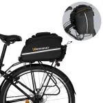Wozinsky Large Bicycle Rack Bag 35L with Rain Cover Black (WBB19BK)