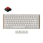 Keychron K3U-Q1Z 75% Milk POM Red Switch 8K Wireless Mechanical Keyboard