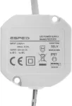 ESPE LP-1212-211 12V 1A 12W IP67 toiteplokk 5.5/2.1mm