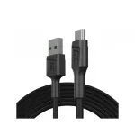 USB 2.0 kaabel Green Cell KABGC20 &mdash; USB-A kuni Micro-USB-B, 1,2 m, must
