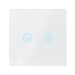 LogiLink WiFi nutikas EU valgusl&uuml;liti, 2-kohaline, Tuya &uuml;hilduv, valge
