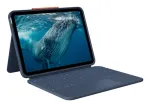 Logitech Rugged Combo 4c Touch Classic Blue iPad klaviatuurikorpus puuteplaadiga