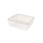 CURVER Tekstiilkarp kaanega, 10L, l&auml;bipaistev, 34.2 x 29.7 x 12.5 cm