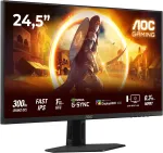 AOC 25G4SRE 24,5 inch Full HD IPS m&auml;ngumonitor, 180Hz, 0,5ms, DisplayHDR 400, FreeSync Premium, reguleeritava k&otilde;rgusega monitor AOC 25G4SRE (taastatud toode)