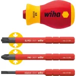 VDE Stubby-kruvikeeraja k&auml;epide Wiha SB28310101, haardel&auml;bim&otilde;&otilde;t 34 mm, isoleeritud