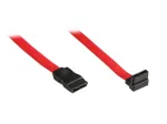 EXSYS SATA III andmekaabel nurgaall pistikuga, 0,5 m, punane EX-K3605