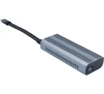 EXERTIS CONNECT M.2 SSD korpus, USB4/Thunderbolt 4 40Gbps Type-C, M.2 NVMe/PCIe SSD jaoks 924640