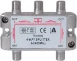 GoodConnections SAT magistraalliinijaotur F-pistikutega, 4-suunaline, 5-2250 MHz