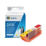 G&G XL kollane tindikassett, &uuml;hilduv Canon CLI-571XLY (13859)
