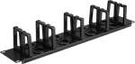 Renkforce RF-7116968 19-tolline rack-kaablihalduspanel 2U 360&deg; p&ouml;&ouml;ratavate kaablijuhtidega must