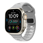 Tech-Protect Silicone Line Apple Watch 8 / 9 / 10 / 11 / 12 / SE / Ultra 44/45/46/49 mm rihm, Lunar Grey