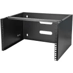 StarTech.com WALLMOUNT6 6U seinakinnitus l&uuml;lituspaneelile, 19 tolli, 35,5 cm s&uuml;gav, teras, must