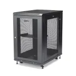 StarTech.com 4-post 18U serverikapp, lukustatav 19 inch andmekapp arvuti-/AV-/IT-seadmetele, kontori/kodu v&otilde;rgukapp rataste ja reguleeritavate kinnitussiinidega