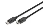 DIGITUS DisplayPort-kaabel, M/M, 2 m lukustusega, Ultra HD 8K, vers. 1.3/1.4, standard