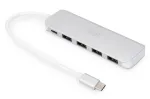 DIGITUS USB-C HUB 4-Port PD 4x USB 3.0, 1x PD Charging, hall