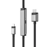 ALOGIC ULCHDPD01-SGR videokaabli adapter 1 m USB USB-C HDMI + USB h&otilde;bedane