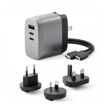 Siselaadija ALOGIC 3X67 67W mitme riigi GaN laadija 2 USB USB-C