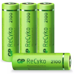 Taaslaetav aku GP patareid ReCyko+ 2100mAh 4 tk AA NiMH