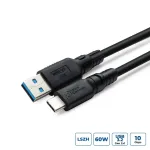 MicroConnect USB3.2AC2-LSZH ColorFlex USB-C&ndash;USB-A kaabel, USB 3.2, 60 W, 10 Gbps, LSZH