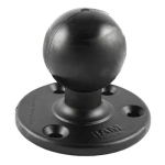 RAM Mounts RAM-D-202U &uuml;mar alus D-suuruses kuuliga, 2,25-tolline kummist kuul, l&auml;bim&otilde;&otilde;t 93,5 mm (3,68 tolli)