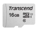 TRANSCEND Micro SDHC-kaart 300s 16 GB UHS-I U1 ilma adapterita