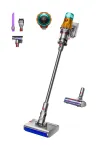 Dyson V12 Submarine 3-in-1 tolmuimeja, aku, m&auml;rg- ja kuivpuhastus, HEPA, kotita, 0,35 L, nikkel, kollane