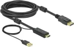 Videokaabli adapter DeLOCK 85966 5m HDMI Type A DisplayPort USB Type-A Must