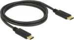 DeLOCK USB-kaabel USB 2.0 1m USB C Must 83323