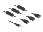 USB Type-A-pistik 3 &times; USB Type-A emasele l&uuml;litiga 1 m DeLOCK 86804