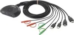 SP-KVM-210 KVM-konsool HDMI klaviatuur 4096 x 2160 pikslit (SP-10105820)