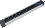 as - Schwabe 18368 liigpingekaitse-pikendusjuhe must/h&otilde;bedane maandatud pistik (18368)
