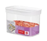 EMSA Optima 513557 toiduhoidmisn&otilde;u, 1 L, l&auml;bipaistev/valge