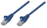 Intellinet v&otilde;rgukaabel, Cat5e, 0,25 m, sinine, CCA, U/UTP, PVC, RJ45, kullatud kontaktid, haakumisvastane, kaablikaitsega, eluaegne garantii