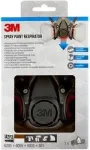 3M 6002PRO korduvkasutatav respiraator FFP3 Poolmask respiraator